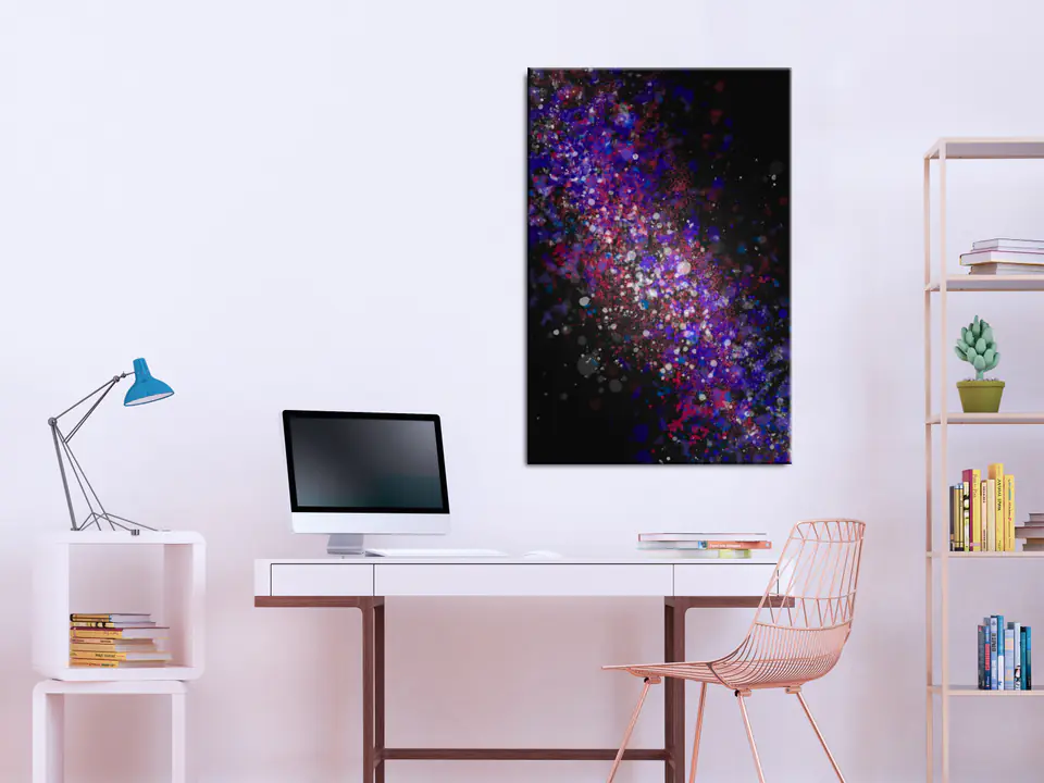 ⁨Obraz - W kosmosie (1-częściowy) pionowy (rozmiar 40x60, wykończenie Premium Print)⁩ w sklepie Wasserman.eu