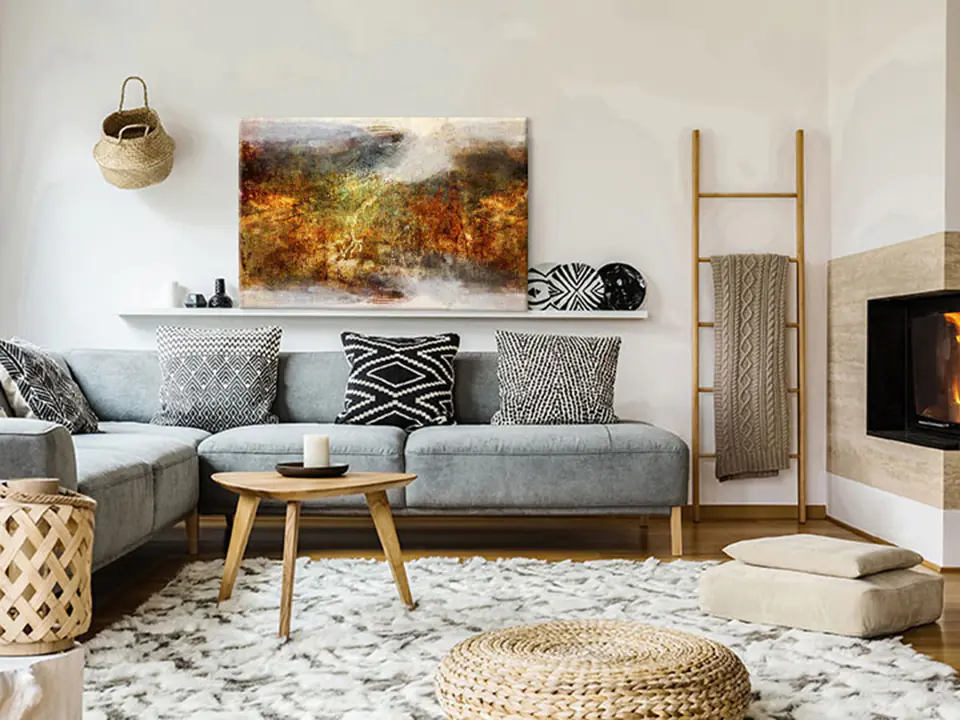 ⁨Obraz - Eksplozja uczuć (1-częściowy) szeroki (rozmiar 60x40, wykończenie Premium Print)⁩ w sklepie Wasserman.eu