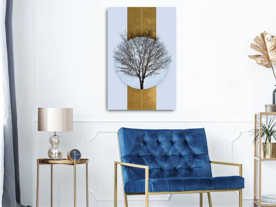 ⁨Obraz - Nagie drzewo (1-częściowy) pionowy (rozmiar 80x120, wykończenie Standard)⁩ w sklepie Wasserman.eu