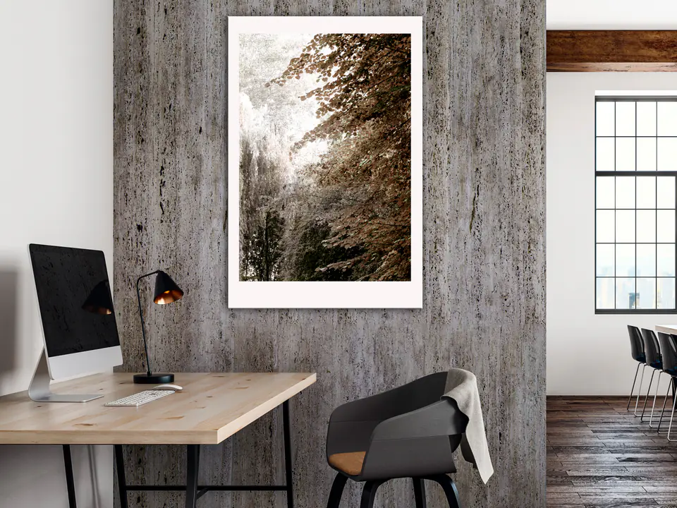⁨Obraz - Park w sepii (1-częściowy) pionowy (rozmiar 20x30, wykończenie Standard)⁩ w sklepie Wasserman.eu