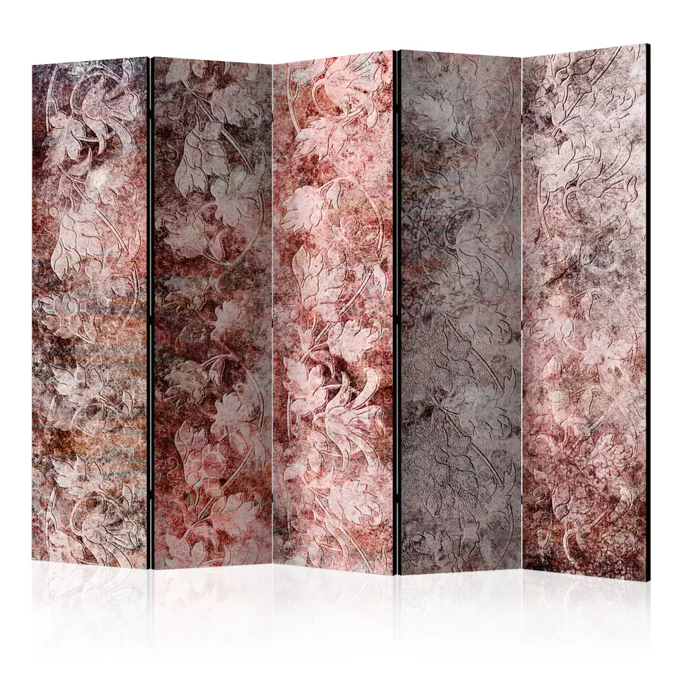 ⁨5-piece screen - Coral bouquet II [Room Dividers] (size 225x172)⁩ at Wasserman.eu