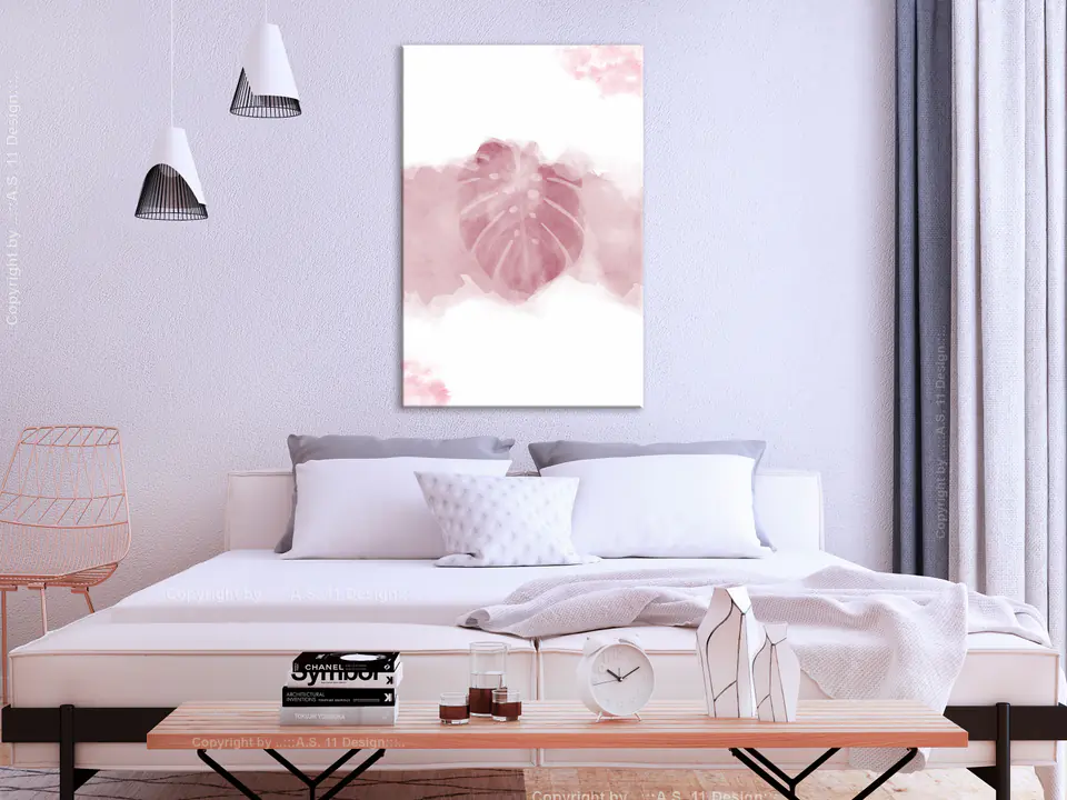 ⁨Obraz - Tropikalna mgła (1-częściowy) pionowy (rozmiar 60x90, wykończenie Standard)⁩ w sklepie Wasserman.eu