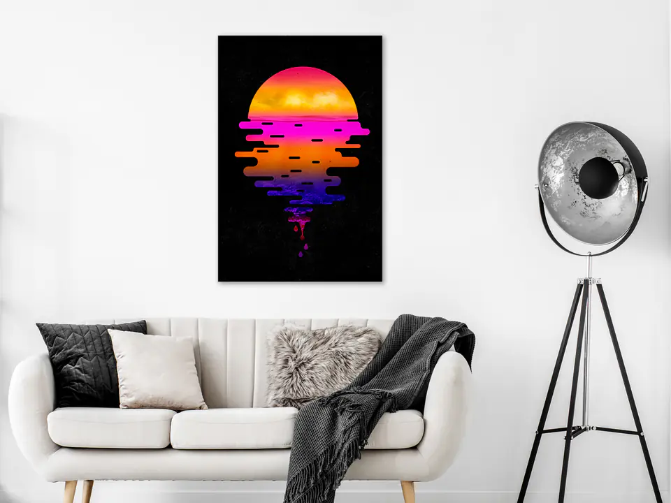 ⁨Obraz - Refleksy oceanu (1-częściowy) pionowy (rozmiar 20x30, wykończenie Premium Print)⁩ w sklepie Wasserman.eu