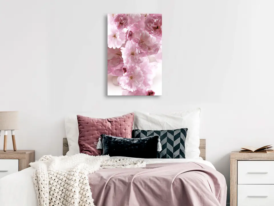 ⁨Obraz - Kwiecista mgła (1-częściowy) pionowy (rozmiar 80x120, wykończenie Na płótnie włoskim)⁩ w sklepie Wasserman.eu