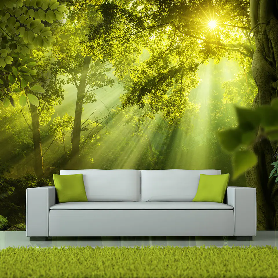 ⁨Self-adhesive mural - In the mysterious forest (size 147x105)⁩ at Wasserman.eu