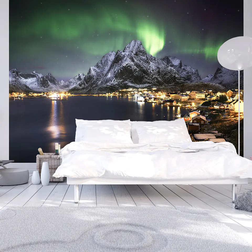 ⁨Self-adhesive mural - Northern Lights (size 98x70)⁩ at Wasserman.eu