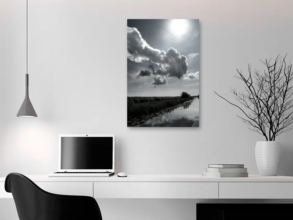 ⁨Obraz - Gorące chmury (1-częściowy) pionowy (rozmiar 80x120, wykończenie Na płótnie włoskim)⁩ w sklepie Wasserman.eu