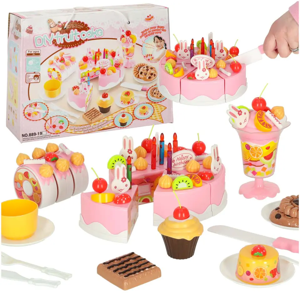 ⁨Birthday Cake for Slicing Kitchen 75 el. pink⁩ at Wasserman.eu