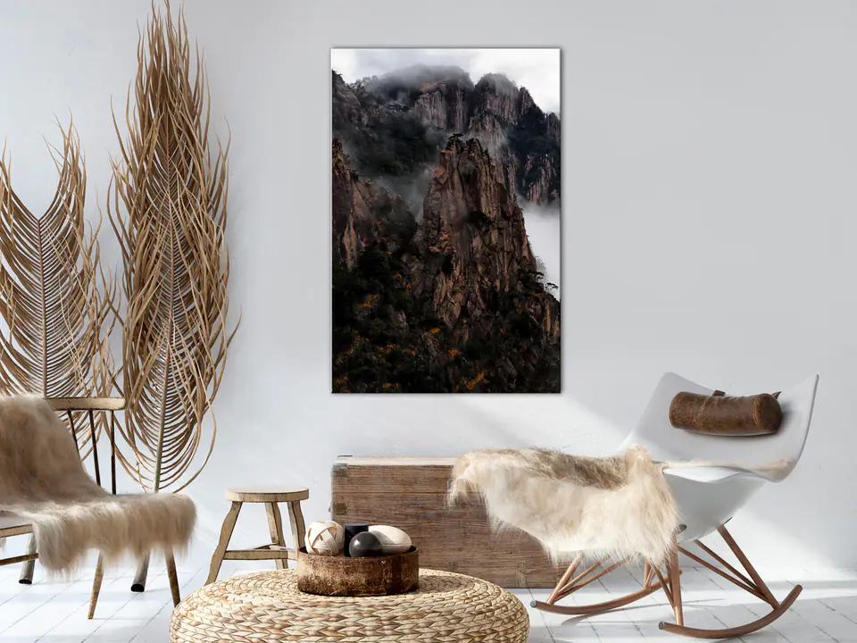 ⁨Obraz - Wysokie góry (1-częściowy) pionowy (rozmiar 20x30, wykończenie Premium Print)⁩ w sklepie Wasserman.eu