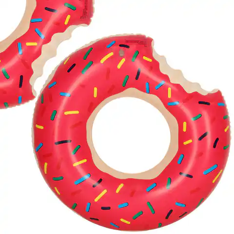 ⁨Koło do pływania dmuchane Donut różowe 50cm max 20kg 3-6lat⁩ w sklepie Wasserman.eu