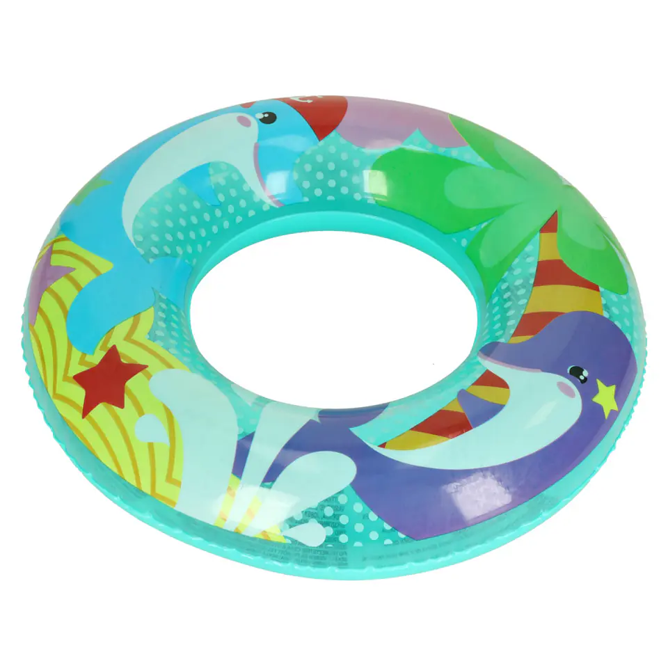 ⁨Kółko do pływania koło dmuchane kółko plażowe delfin 60 kg BESTWAY 36113 51 cm⁩ w sklepie Wasserman.eu