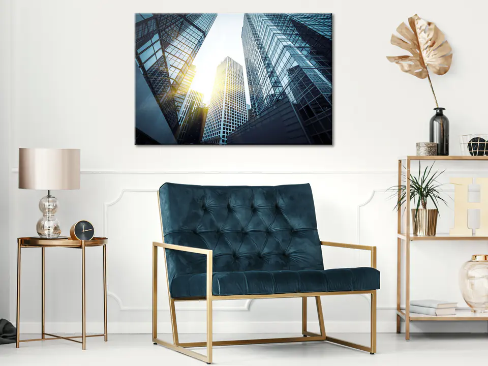 ⁨Obraz - W wielkim mieście (1-częściowy) szeroki - trzeci wariant (rozmiar 60x40, wykończenie Premium Print)⁩ w sklepie Wasserman.eu