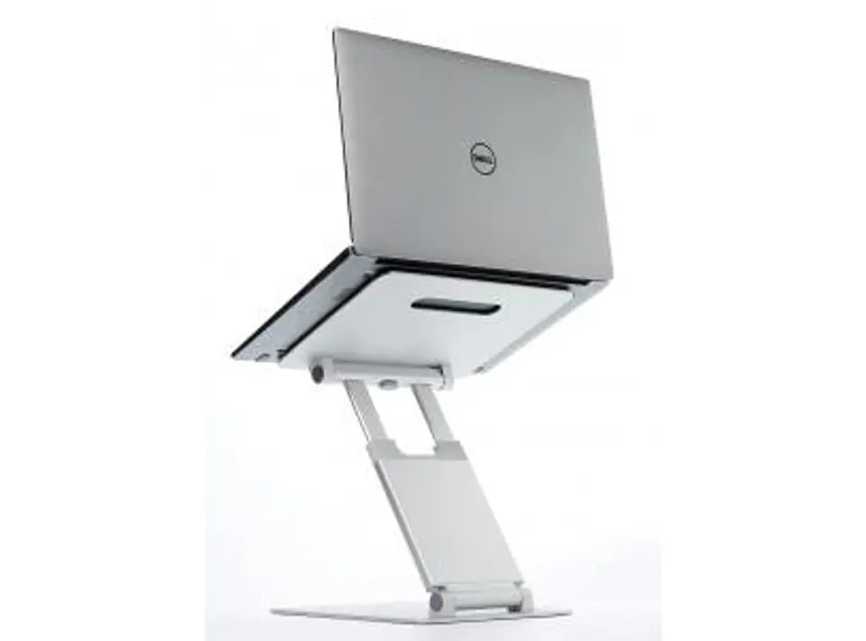 ⁨POUT Eyes3 Lift - Aluminium telescopic laptop stand, silver grey⁩ at Wasserman.eu