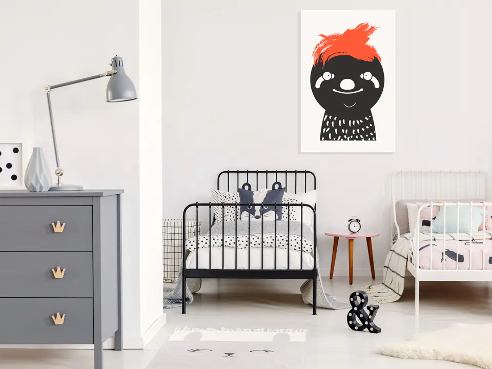 ⁨Obraz - Szalony leniwiec (1-częściowy) pionowy (rozmiar 60x90, wykończenie Premium Print)⁩ w sklepie Wasserman.eu