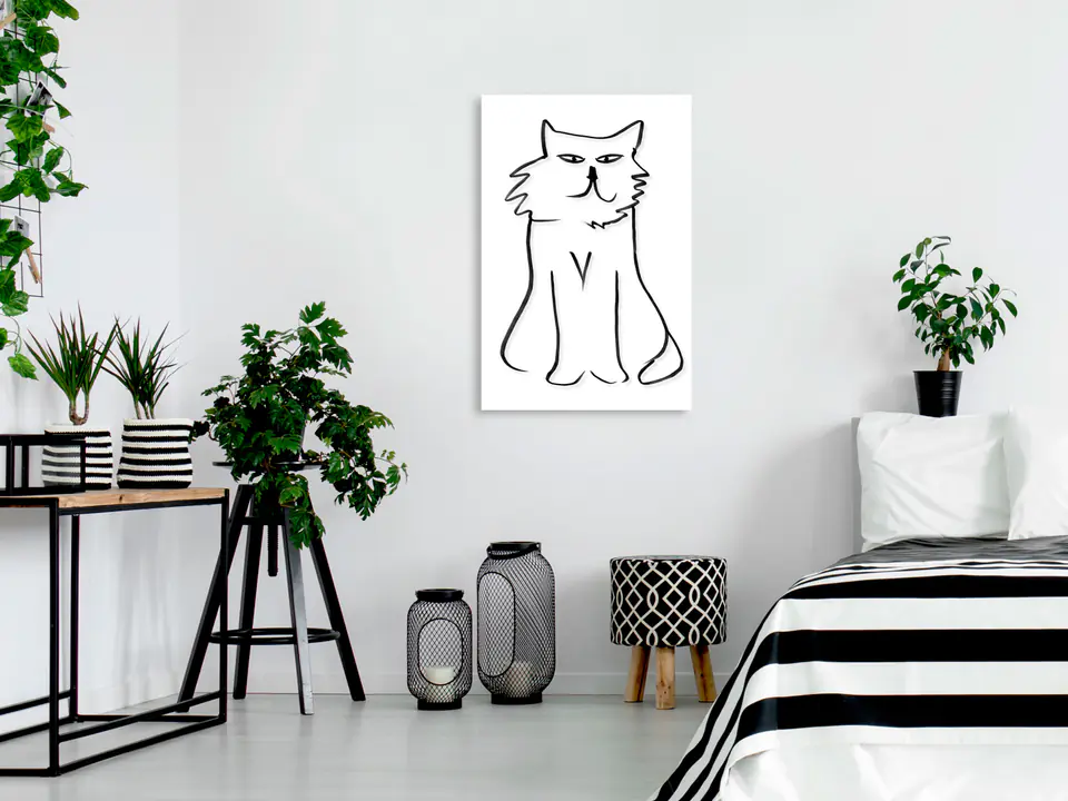 ⁨Obraz - Patrzę na Ciebie! (1-częściowy) pionowy (rozmiar 60x90, wykończenie Premium Print)⁩ w sklepie Wasserman.eu