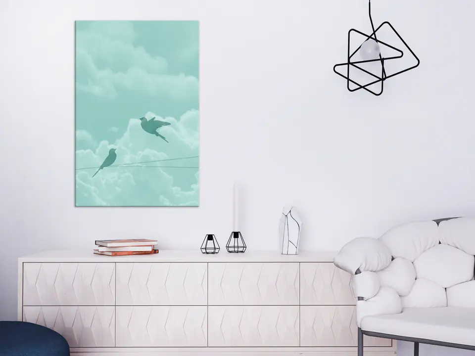 ⁨Obraz - Cień lotu (1-częściowy) pionowy (rozmiar 40x60, wykończenie Premium Print)⁩ w sklepie Wasserman.eu