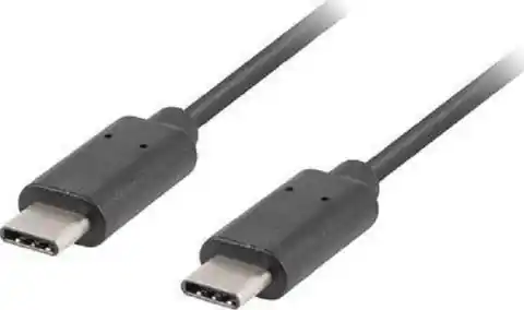 ⁨Kabel USB LANBERG USB typ C 0.5⁩ w sklepie Wasserman.eu