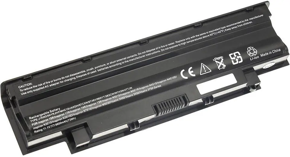 ⁨Bateria GREEN CELL do Dell Inspiron 13R 3010 DE02D (6600 mAh /11.1V )⁩ w sklepie Wasserman.eu