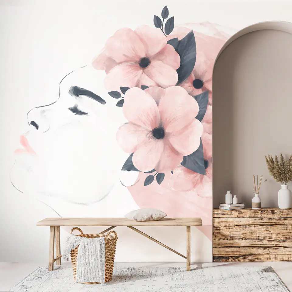 ⁨Fototapeta - Kobiece spojrzenie - drugi wariant (rozmiar 200x140, wykończenie Standard)⁩ w sklepie Wasserman.eu