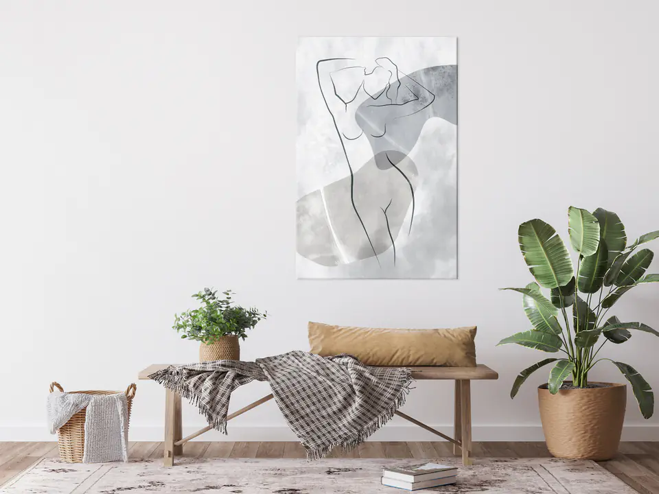 ⁨Obraz - Odpoczywająca muza (1-częściowy) pionowy (rozmiar 20x30, wykończenie Standard)⁩ w sklepie Wasserman.eu