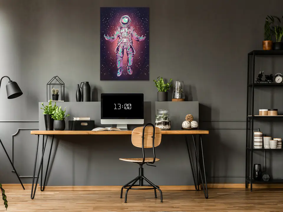 ⁨Obraz - Samotny podróżnik (1-częściowy) pionowy (rozmiar 40x60, wykończenie Standard)⁩ w sklepie Wasserman.eu