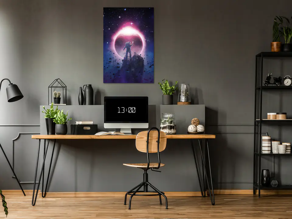 ⁨Obraz - Bliskie spotkanie (1-częściowy) pionowy (rozmiar 40x60, wykończenie Premium Print)⁩ w sklepie Wasserman.eu