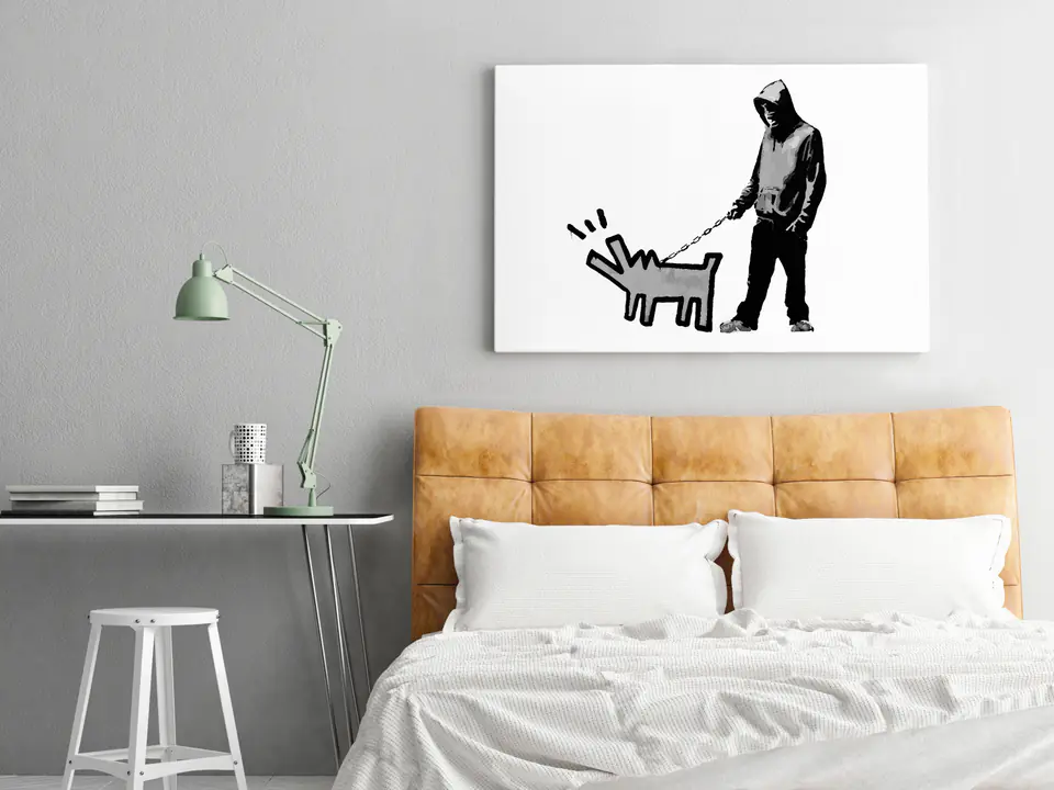 ⁨Obraz - Dog Art (1-częściowy) pionowy (rozmiar 30x20, wykończenie Standard)⁩ w sklepie Wasserman.eu