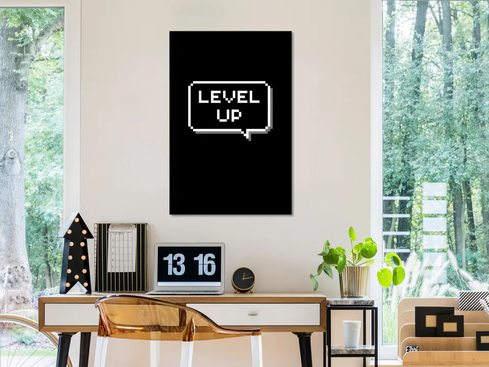 ⁨Obraz - Level Up (1-częściowy) pionowy (rozmiar 80x120, wykończenie Premium Print)⁩ w sklepie Wasserman.eu