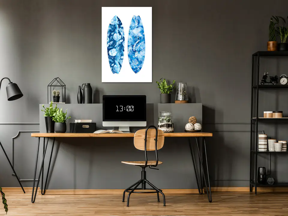⁨Obraz - Wodna zabawa (1-częściowy) pionowy (rozmiar 60x90, wykończenie Premium Print)⁩ w sklepie Wasserman.eu