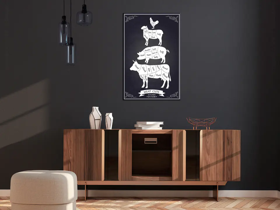 ⁨Obraz - Kuchenny niezbędnik (1-częściowy) pionowy (rozmiar 60x90, wykończenie Premium Print)⁩ w sklepie Wasserman.eu