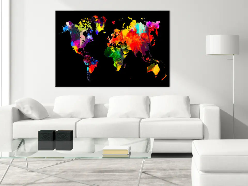 ⁨Obraz - Dzieci świata (1-częściowy) szeroki (rozmiar 60x40, wykończenie Premium Print)⁩ w sklepie Wasserman.eu