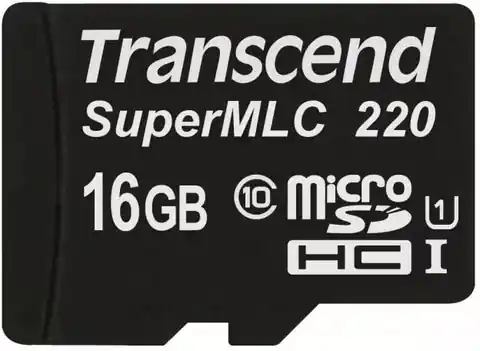 ⁨TRANSCEND 16 GB memory card⁩ at Wasserman.eu