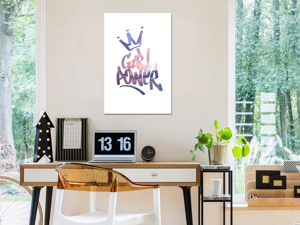 ⁨Obraz - Girl Power (1-częściowy) pionowy (rozmiar 60x90, wykończenie Premium Print)⁩ w sklepie Wasserman.eu