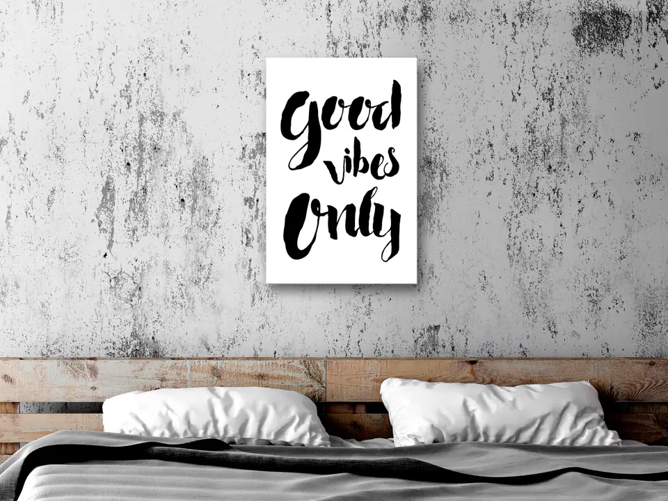 ⁨Obraz - Good Vibes Only (1-częściowy) pionowy (rozmiar 80x120, wykończenie Premium Print)⁩ w sklepie Wasserman.eu