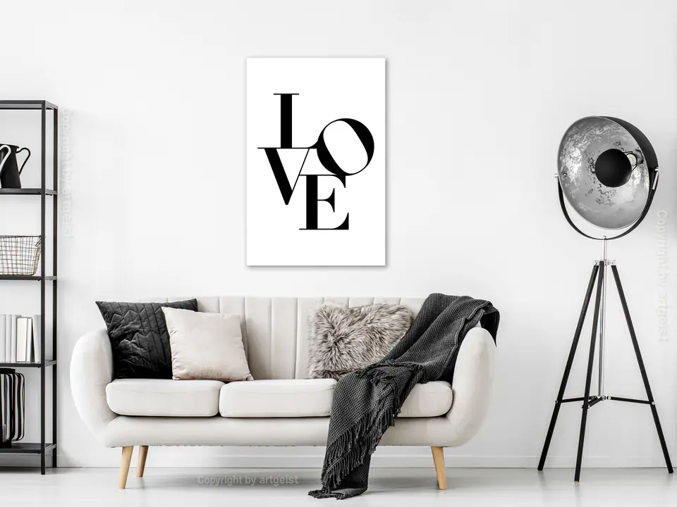 ⁨Obraz - Pokręcona miłość (1-częściowy) pionowy (rozmiar 60x90, wykończenie Premium Print)⁩ w sklepie Wasserman.eu