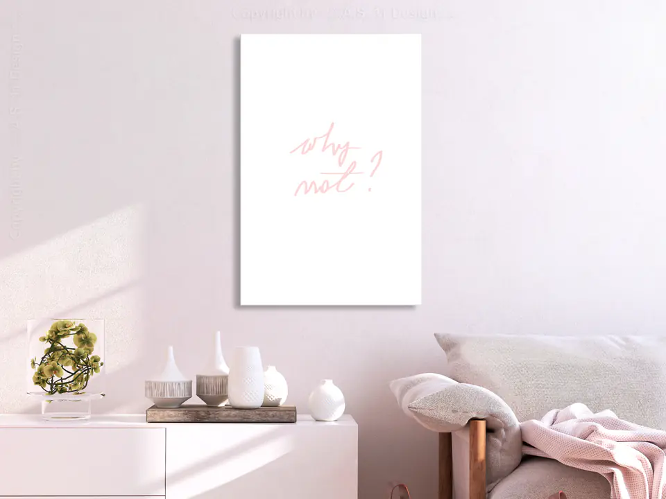 ⁨Obraz - Why Not? (1-częściowy) pionowy (rozmiar 80x120, wykończenie Na płótnie włoskim)⁩ w sklepie Wasserman.eu