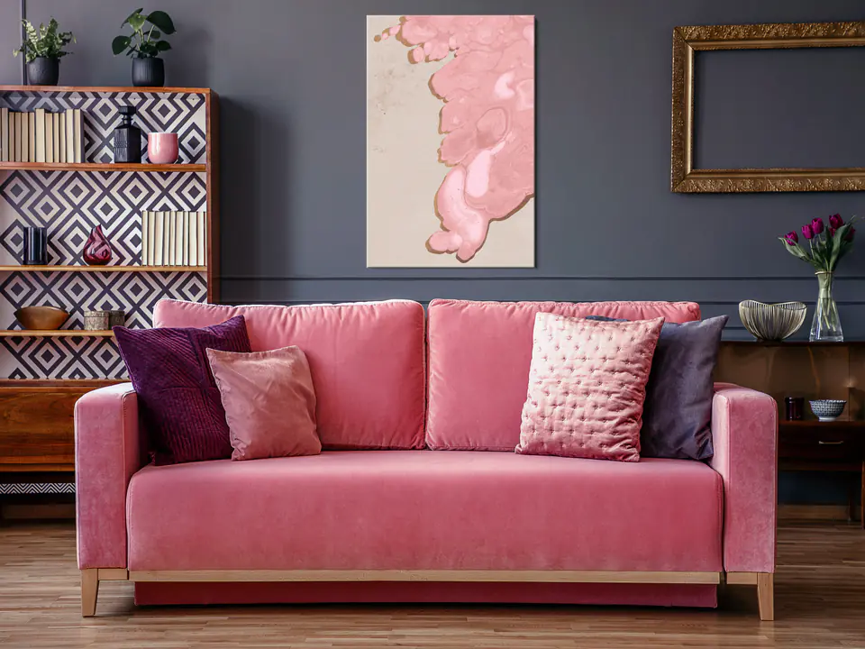 ⁨Obraz - Pastelowy przypływ (1-częściowy) pionowy (rozmiar 20x30, wykończenie Standard)⁩ w sklepie Wasserman.eu