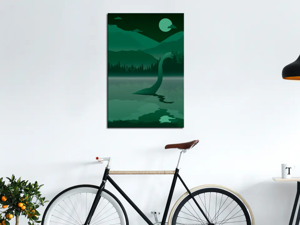 ⁨Obraz - Loch Ness (1-częściowy) pionowy (rozmiar 40x60, wykończenie Standard)⁩ w sklepie Wasserman.eu
