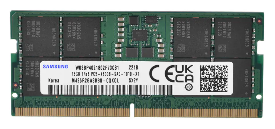 ⁨Pamięć SAMSUNG (SODIMM/DDR5/16 GB/4800MHz/1.1V/40CL/SINGLE)⁩ w sklepie Wasserman.eu