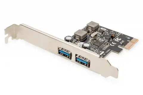 ⁨USB 3.0 PCIe controller, 2x USB 3.0, Low Profile, UPD720202 chipset⁩ at Wasserman.eu