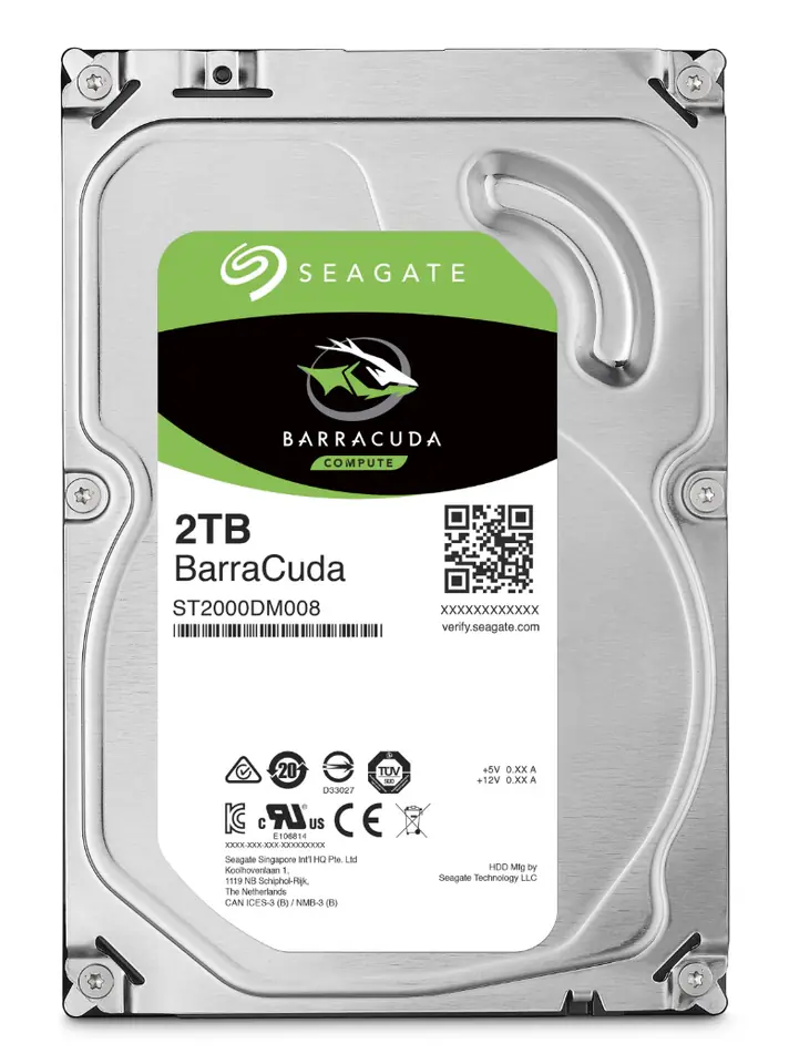 ⁨SEAGATE Barracuda 2 TB ST2000DM008 (2TB /3.5" /7200RPM )⁩ w sklepie Wasserman.eu