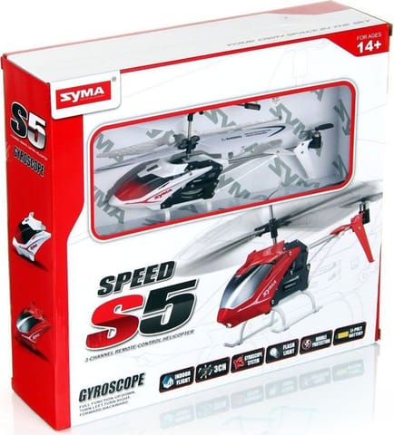⁨RC Helicopter SYMA S5 3CH white⁩ at Wasserman.eu