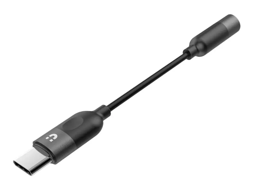 ⁨UNITEK M1204A mobile phone cable Black 0.1 m USB C 3.5mm⁩ at Wasserman.eu