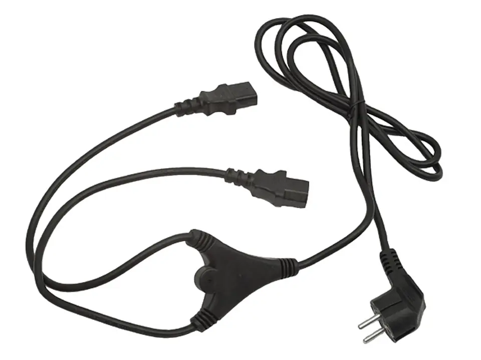⁨Kabel zasilający GEMBIRD Wtyczka hybrydowa C/E/F 1.8m. PC-186-ML6⁩ w sklepie Wasserman.eu