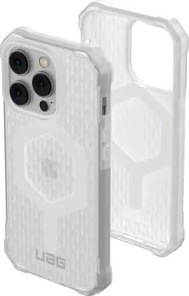 ⁨UAG Essential Armor - protective case for iPhone 14 Pro compatible with MagSafe (frosted ice)⁩ at Wasserman.eu