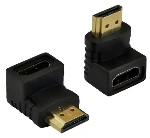 ⁨Adapter AKYGA HDMI (męski) - HDMI (żeński) HDMI (wtyk) - HDMI (gniazdo) AK-AD-01⁩ w sklepie Wasserman.eu