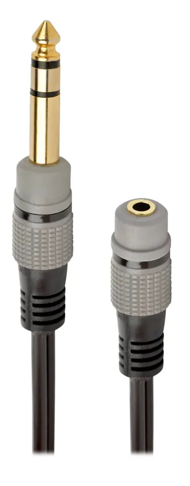 ⁨Adapter GEMBIRD A-63M35F-0.2M MiniJack 3.5 mm - 6.35 mm⁩ w sklepie Wasserman.eu