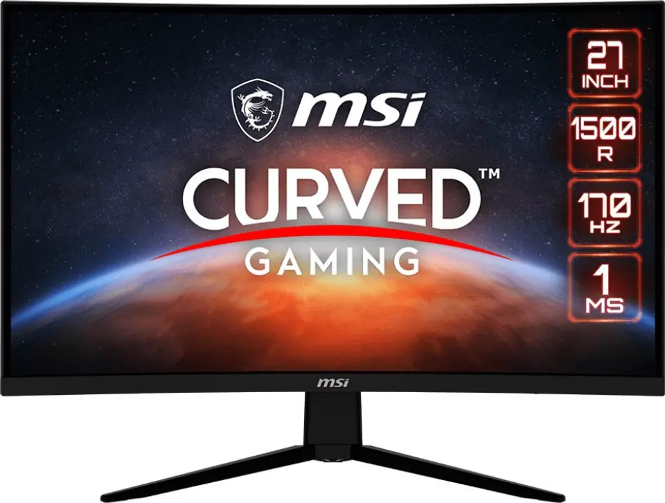 ⁨Monitor MSI G273CQ (27" /VA LED /170Hz /2560 x 1440 /Czarny)⁩ w sklepie Wasserman.eu