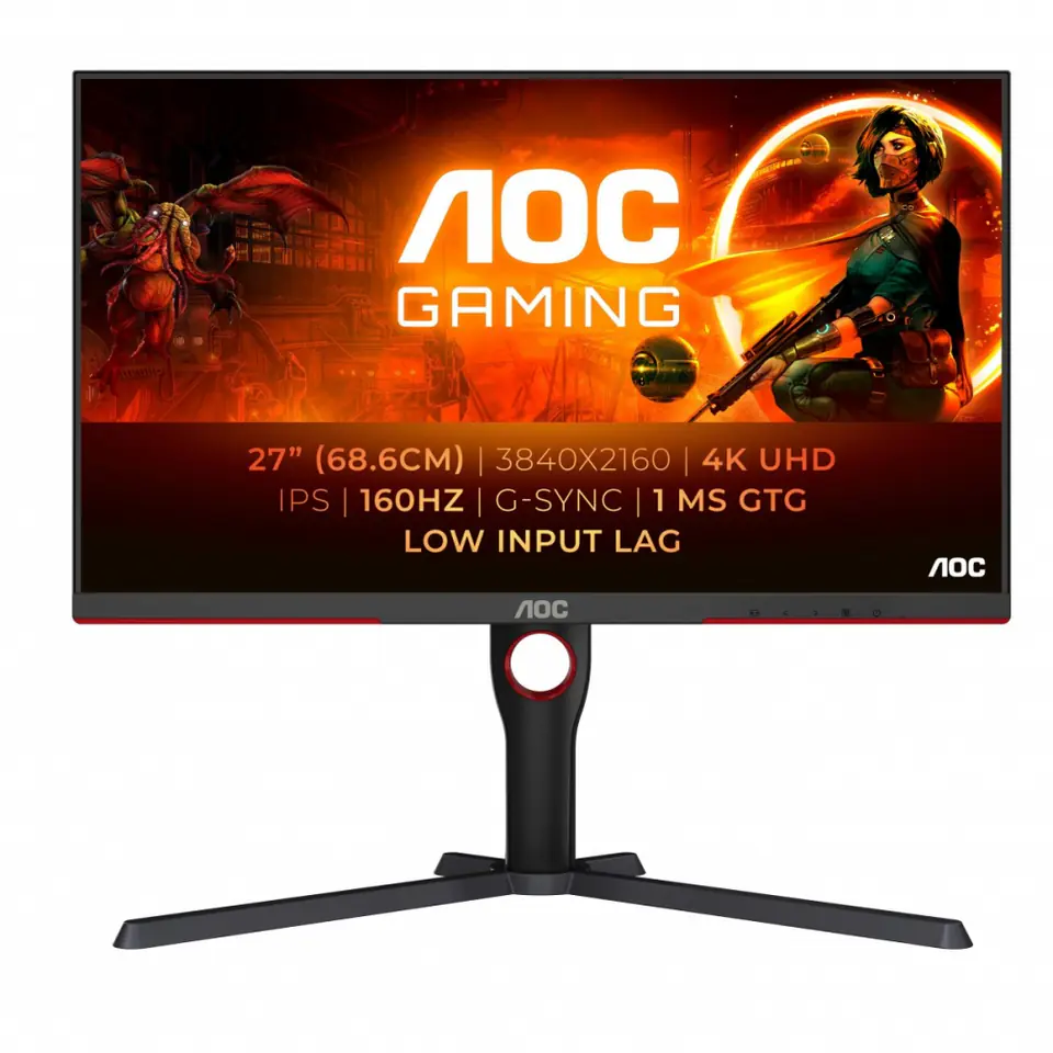 ⁨AOC Gaming U27G3X skarm - WLED - 27" -⁩ at Wasserman.eu