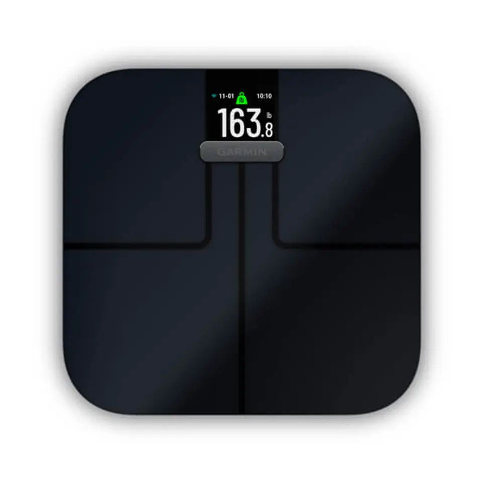 ⁨Garmin Index S2 Rectangle Black Electronic personal scale⁩ at Wasserman.eu